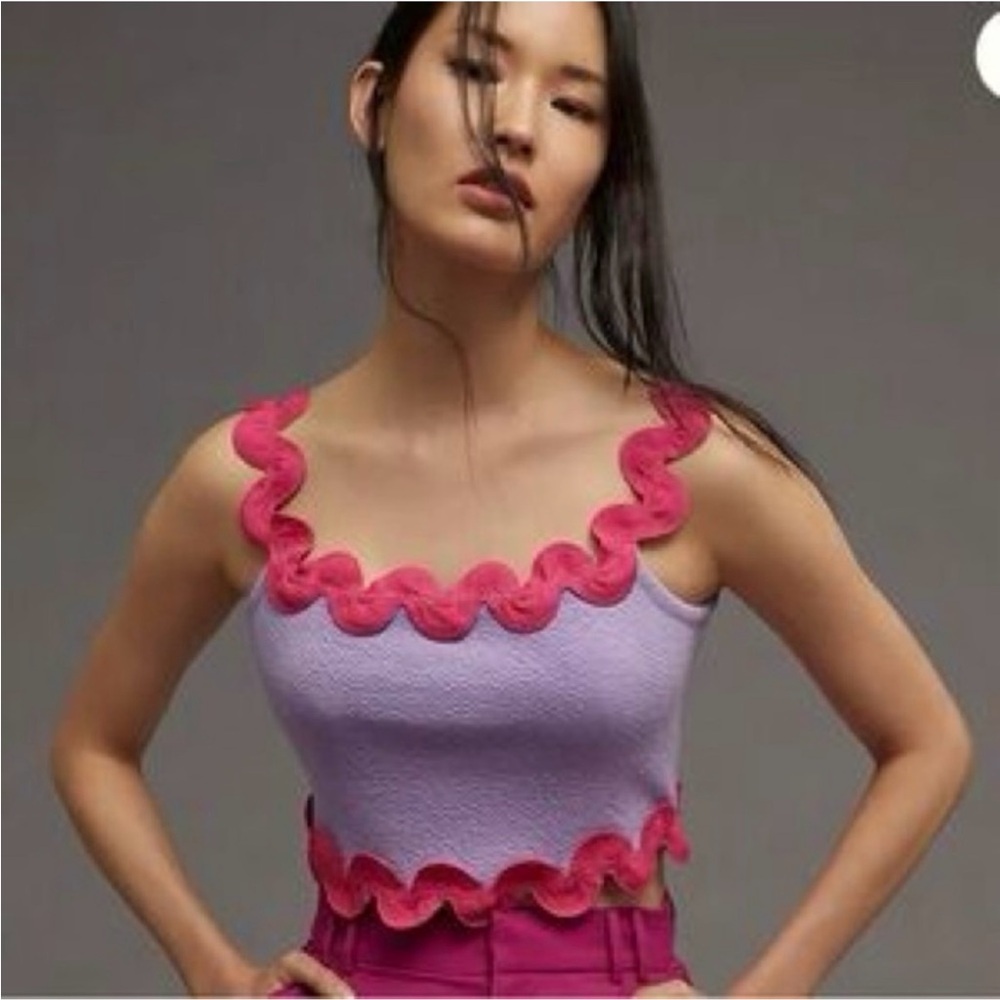 Maeve Purple Crop Top